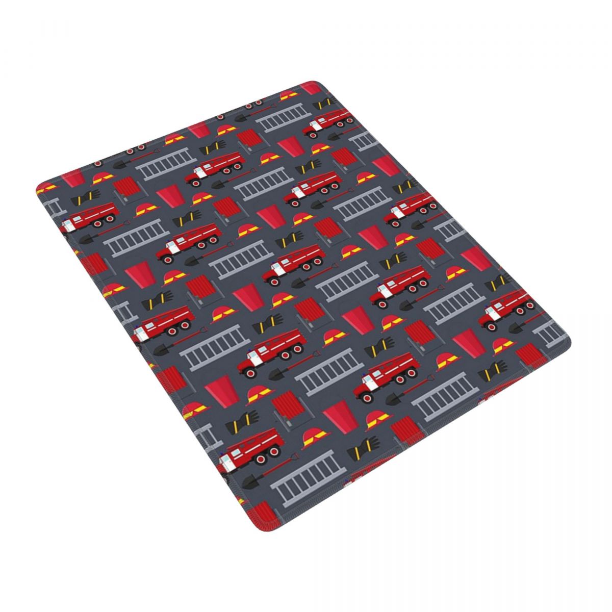 Gaming Accessories For Free Fire - Fire Truck Firefighter Design Pattern Mouse