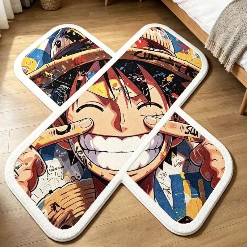 Gaming Accessories For Free Fire - Anime One Piece Cross Shaped Floor