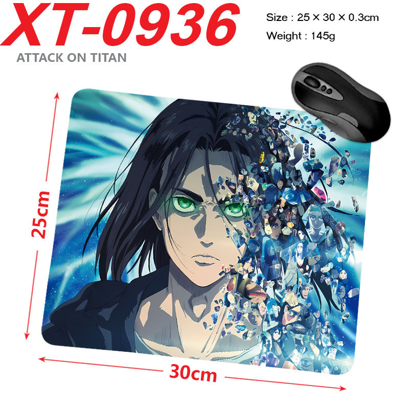 Gaming Accessories For Free Fire - Anime Attack On Titan Mouse Pad