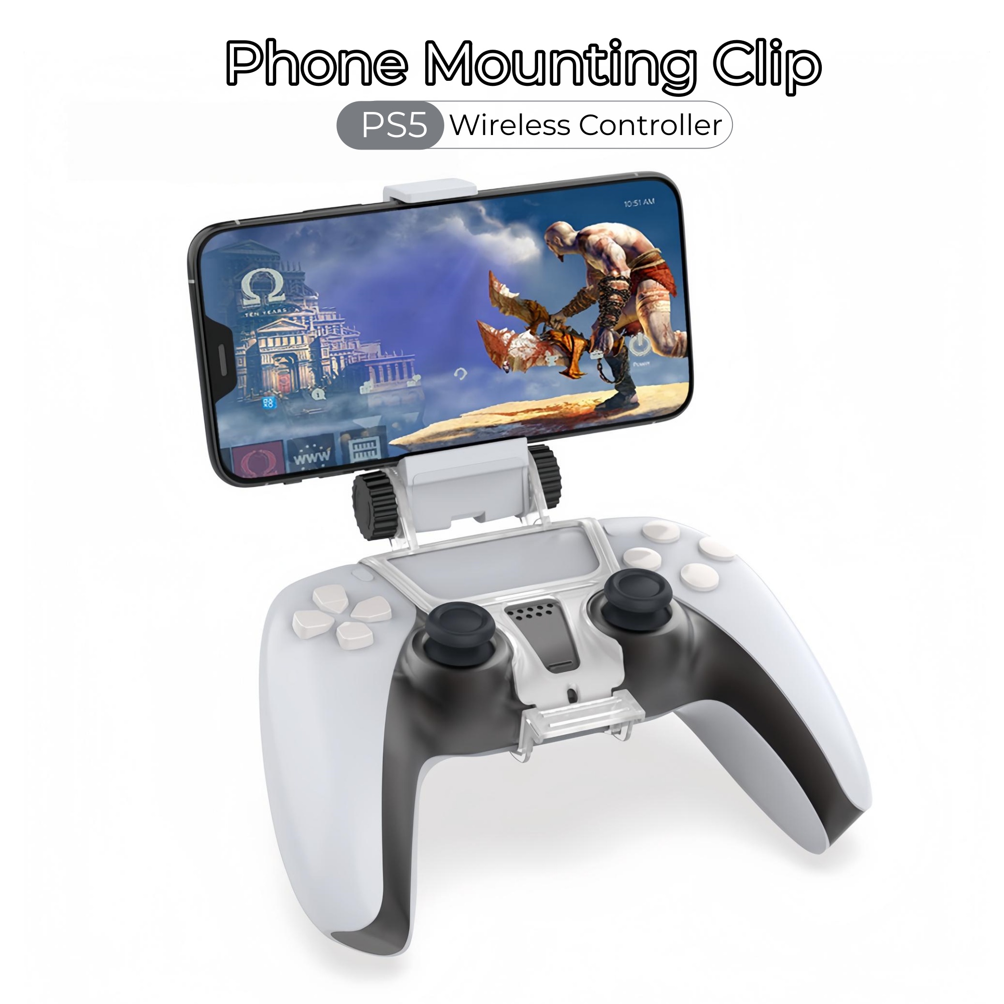 Gaming Zone Accessories - Adjustable Angle Phone Mount For PS5