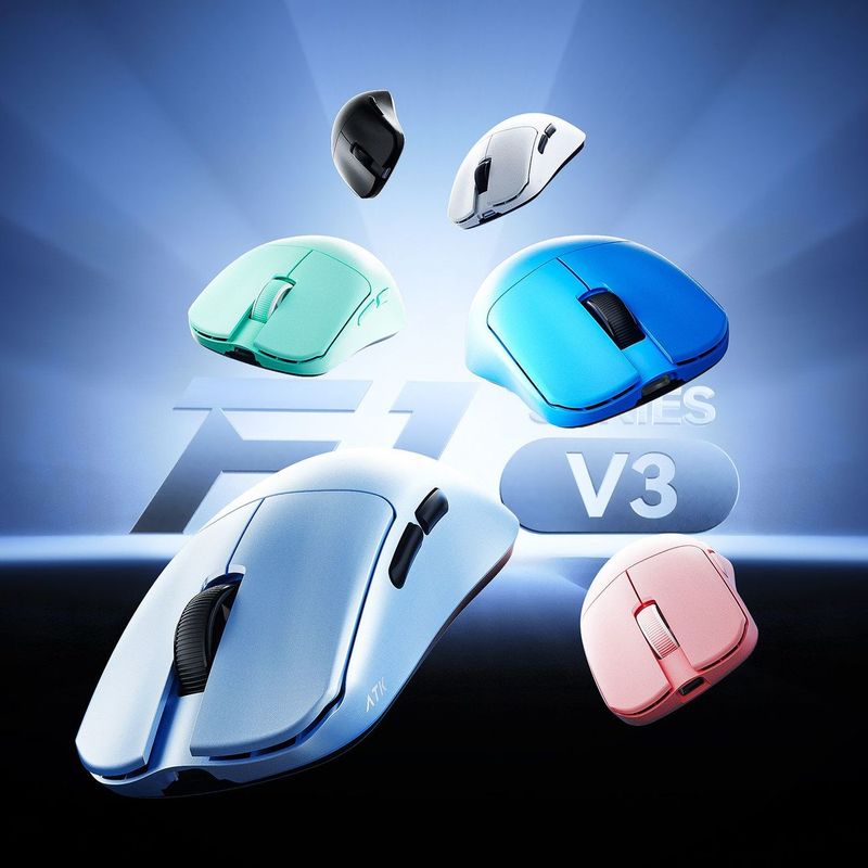 Gaming Hand Accessories - Atk F1 V2 V3 Wireless Mouse,