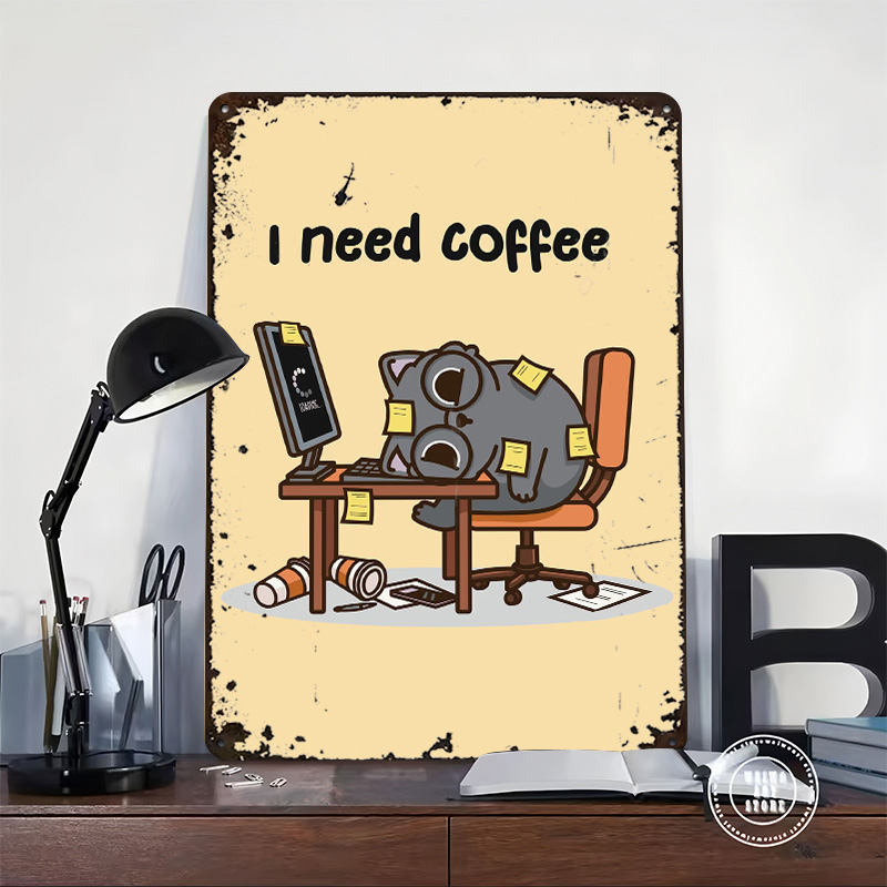 I Need Coffee 3D Texture Metal - đánh giá và giá Gaming Accessories You Need