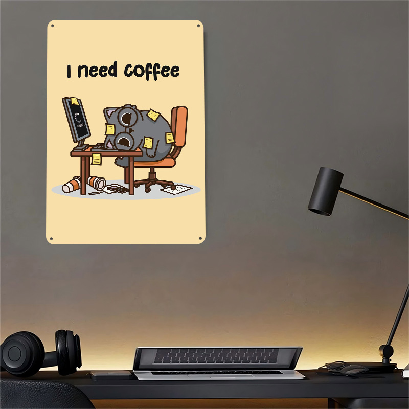I Need Coffee 3D Texture Metal - đánh giá và giá Gaming Accessories You Need