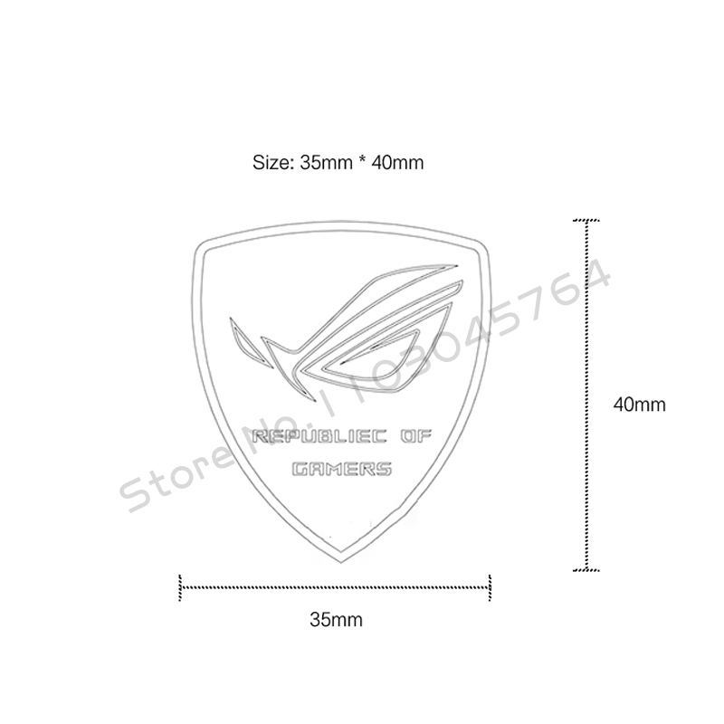 Computer Case Aluminum Sticker - đánh giá và giá Gaming Zone Accessories