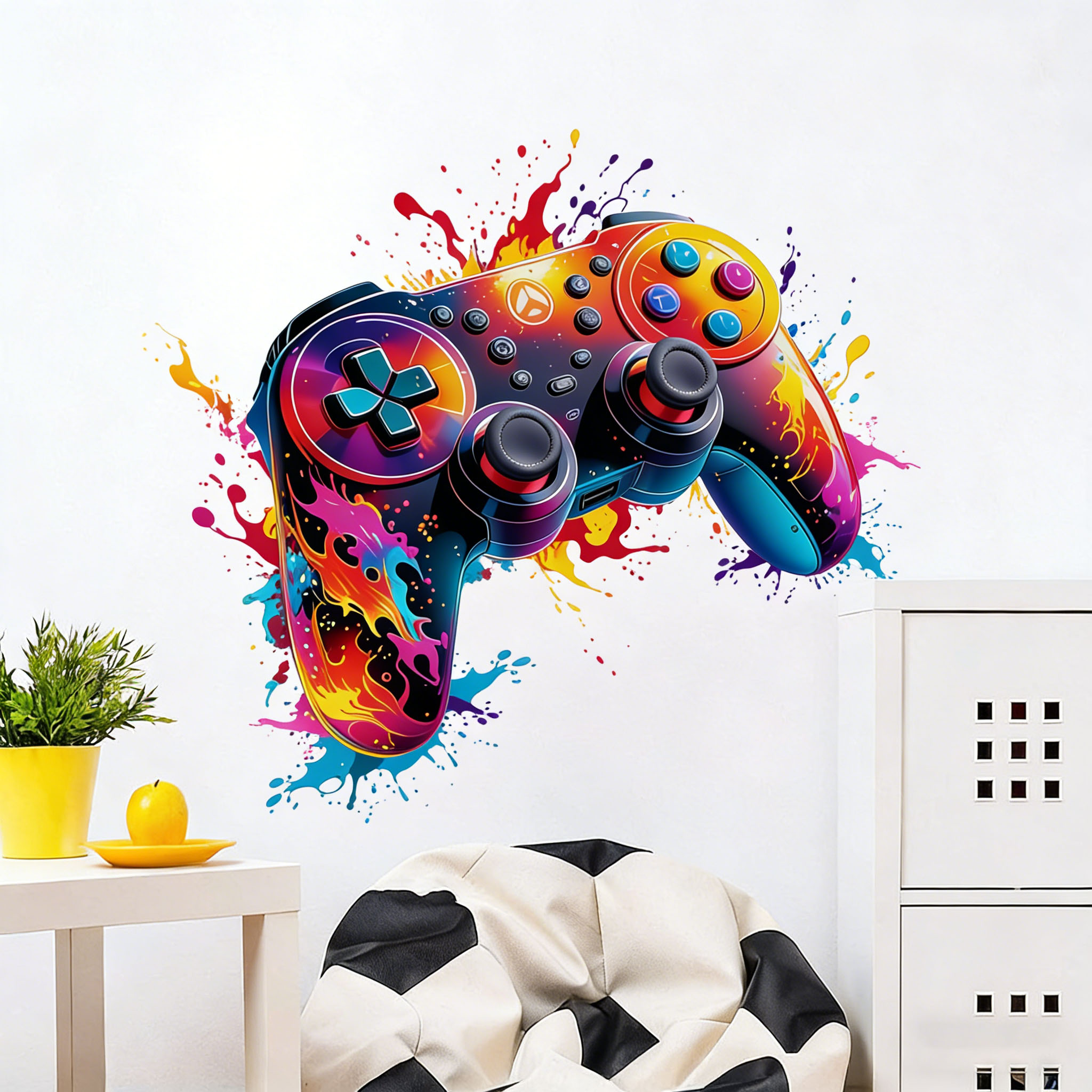 Red Flame Game Controller Wall - đánh giá và giá Gaming Accessories Wallpaper
