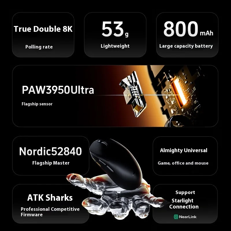 ATK A9 Ultra Wireless Gaming M - đánh giá và giá Gaming Hand Accessories