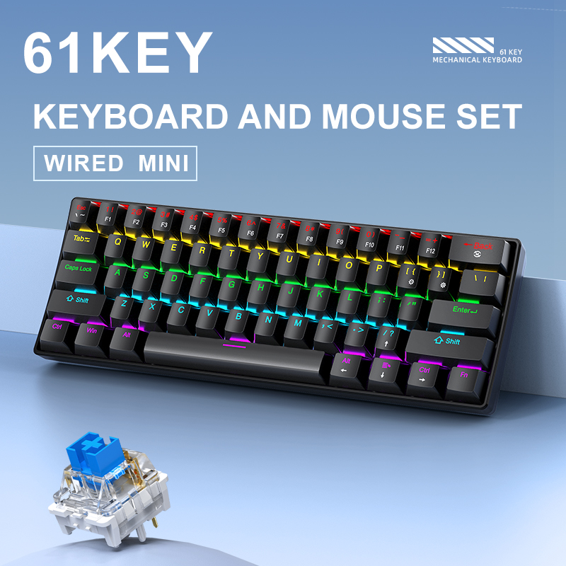 APAYADO K61 Mini Mechanical Ke - đánh giá và giá Gaming Accessories Combo