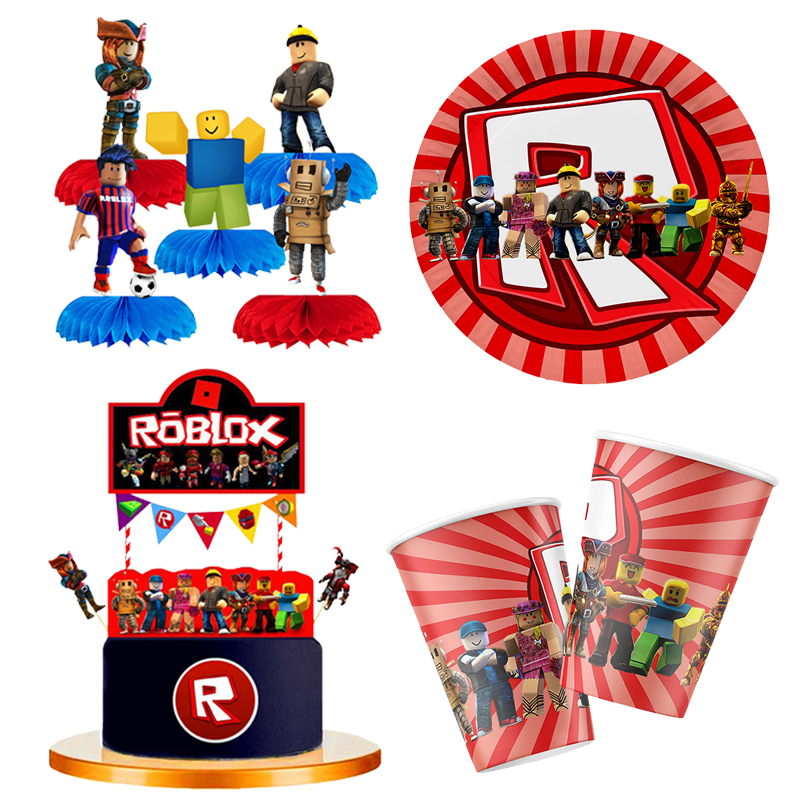 Robot Theme Birthday Party Pap - đánh giá và giá Gaming Accessories Roblox