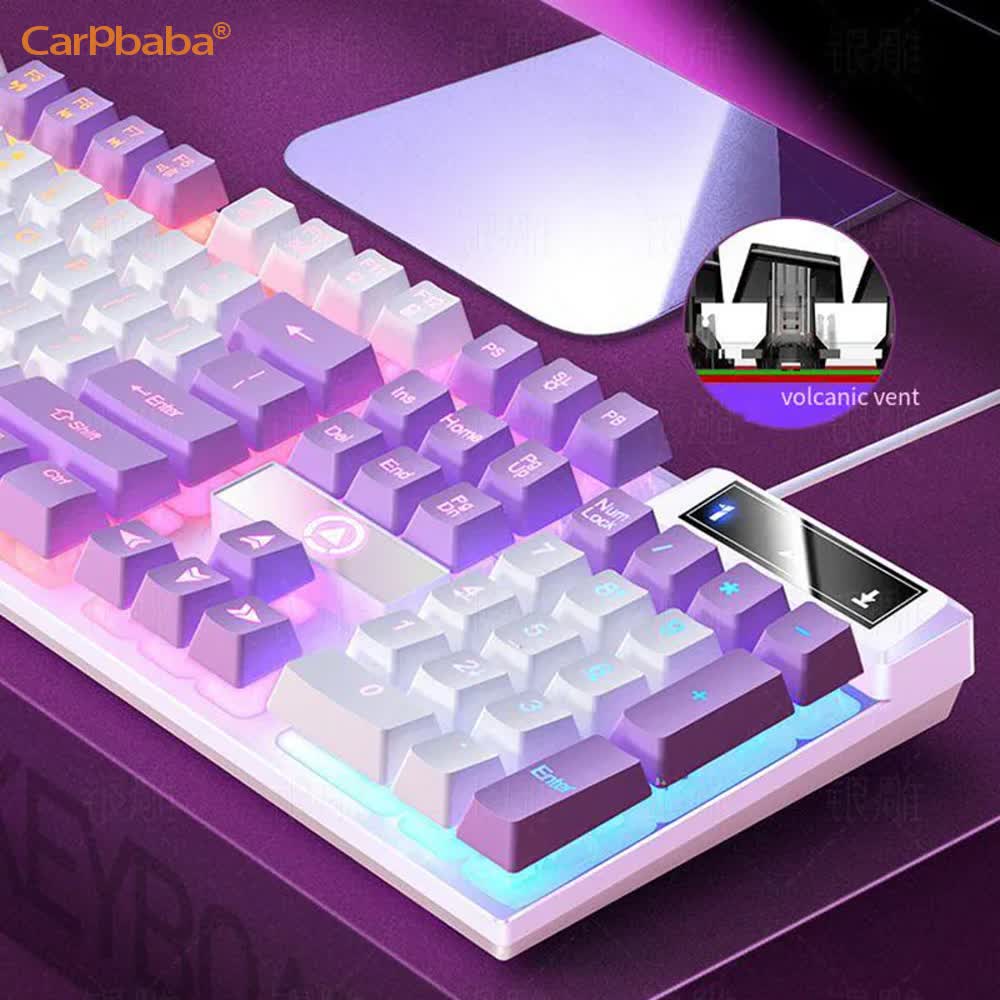 Carpbaba K500 104 Key USB Wire - đánh giá và giá Gaming Hand Accessories