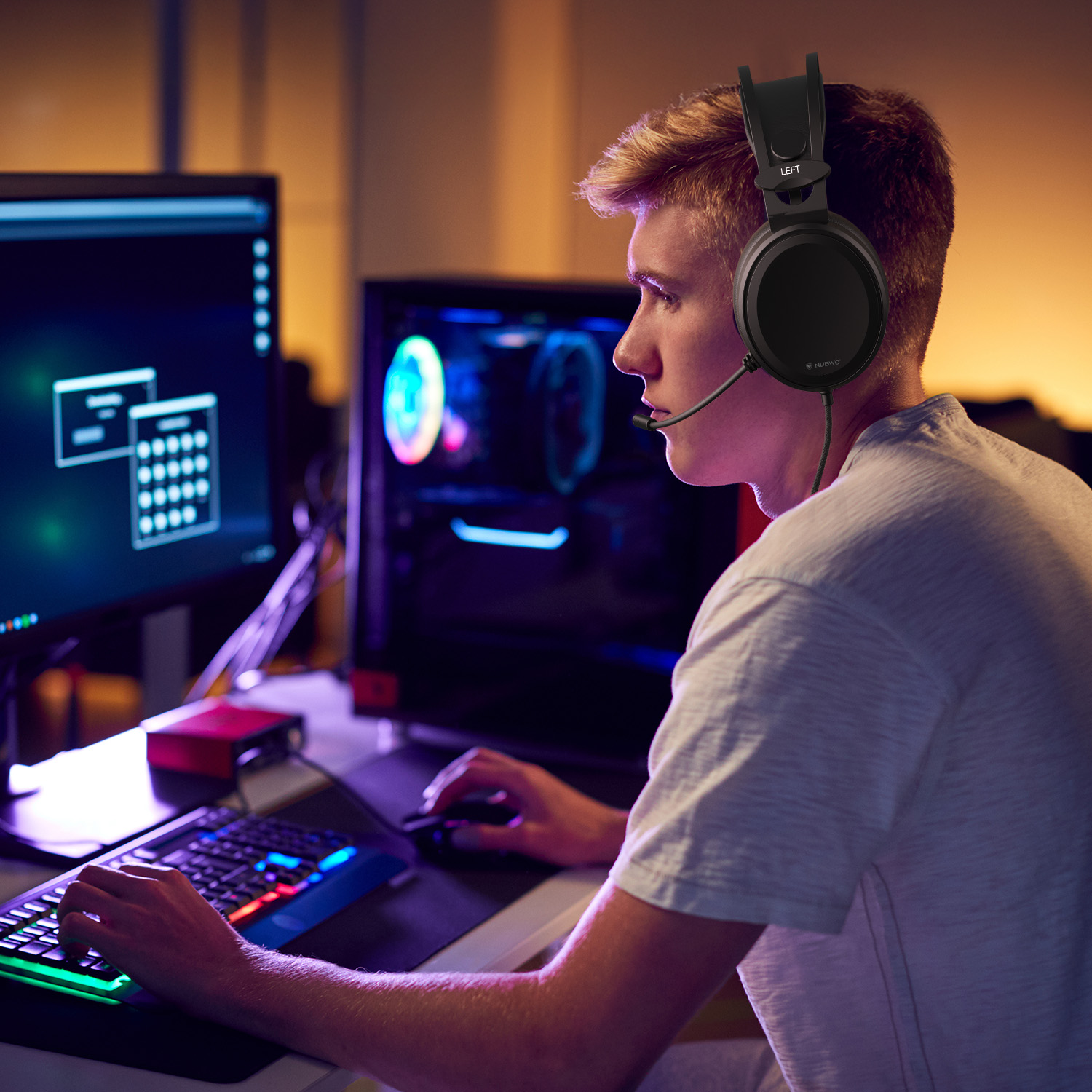 NUBWO Wired Over Ear Gaming He - đánh giá và giá Venom Gaming Accessories