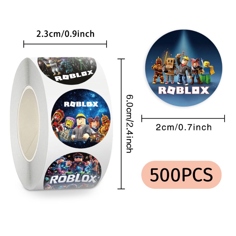 500pcs/roll Game Roblox Figure - đánh giá và giá Gaming Accessories Roblox