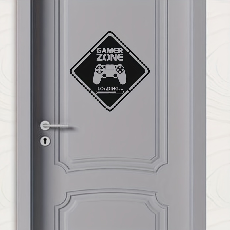 1pc Gamer Zone Door Decal Wall - đánh giá và giá Gaming Accessories Wallpaper