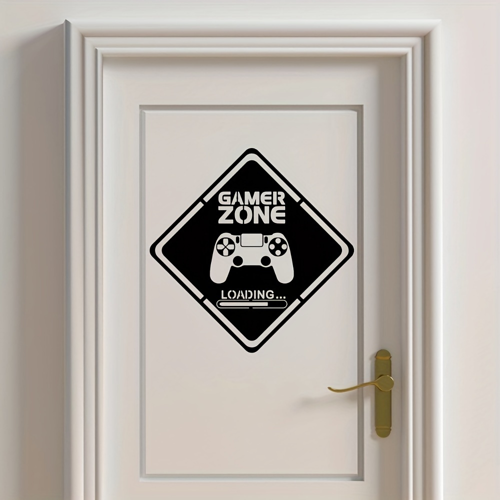 1pc Gamer Zone Door Decal Wall - đánh giá và giá Gaming Accessories Wallpaper