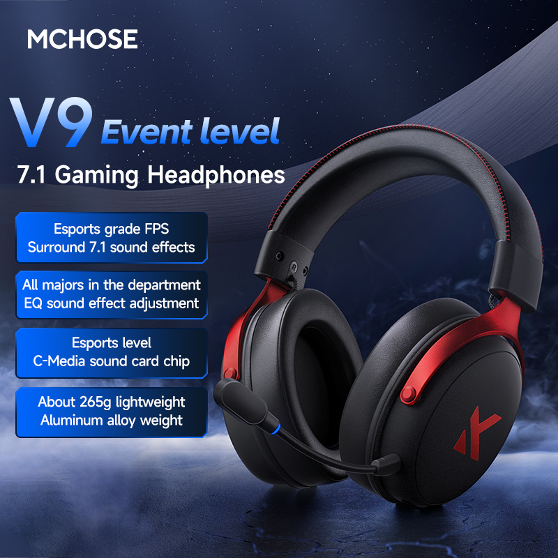 MCHOSE V9 Pro 2 Headset with M - đánh giá và giá Venom Gaming Accessories