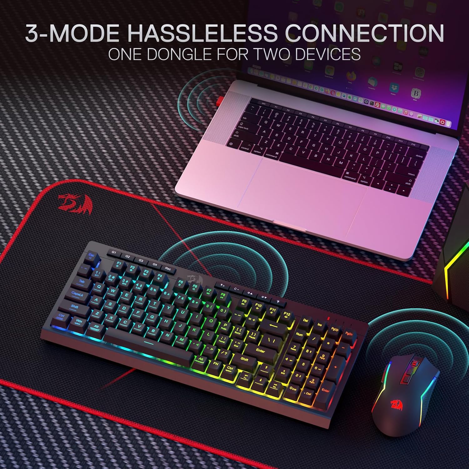 Redragon S142 Wireless Gaming  - đánh giá và giá Gaming Accessories Combo
