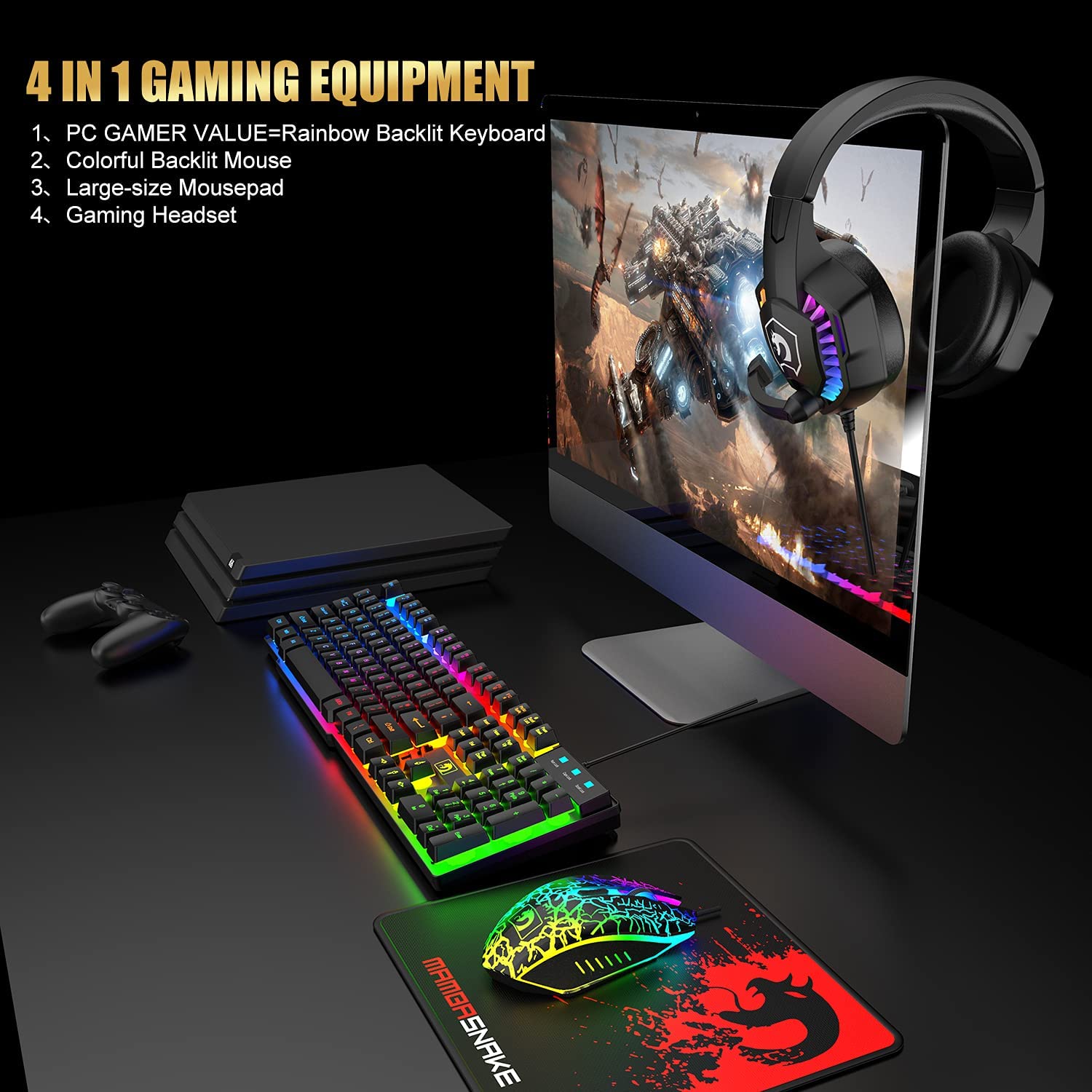 MAMBASNAKE X ZIYOULANG T11 UK  - đánh giá và giá Gaming Accessories Combo