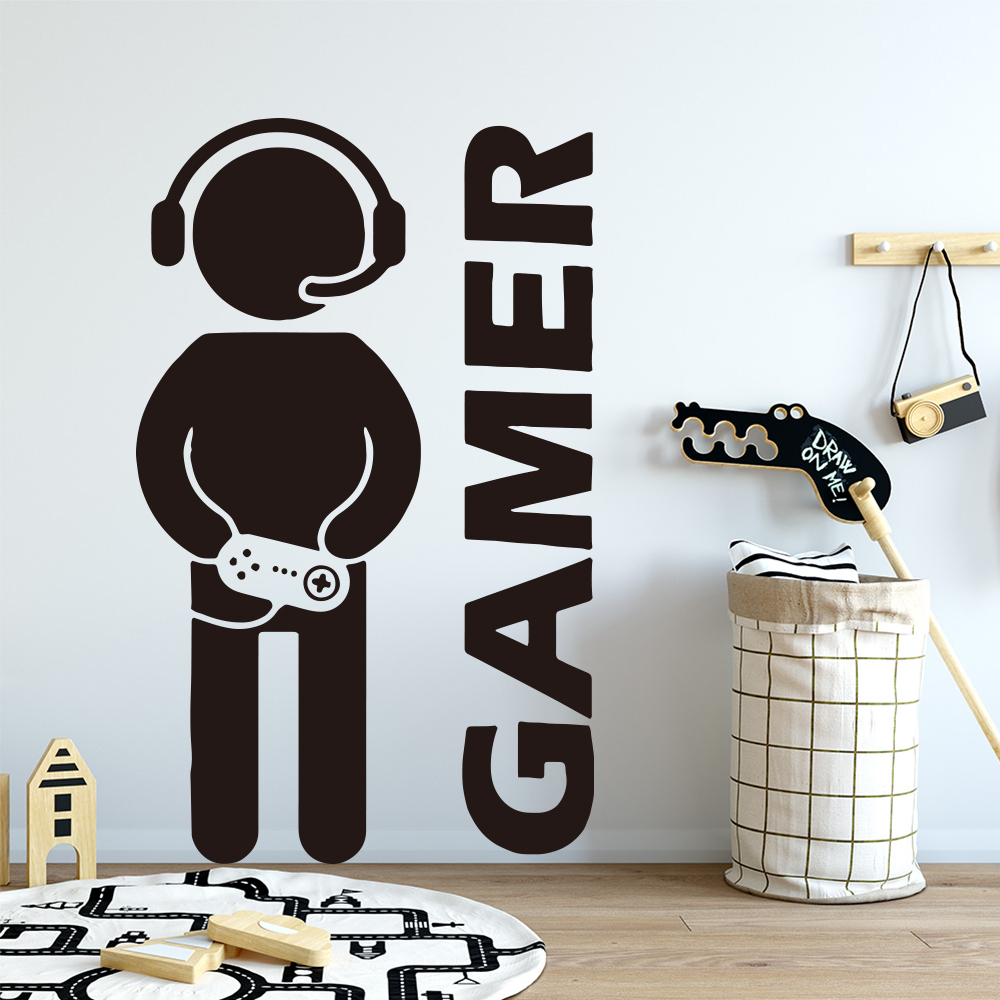 1pc Gamer Wall Art Decal For K - đánh giá và giá Gaming Accessories Wallpaper